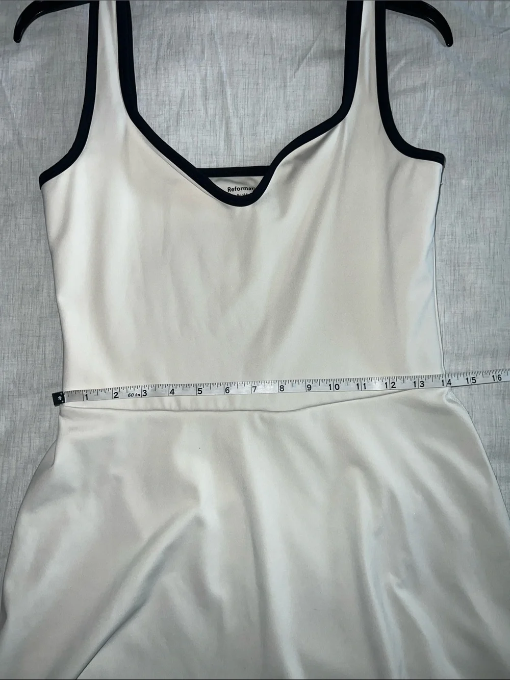 Reformation Athletic Tennis Dress Skort Ecomove Size Large Casual White Mini